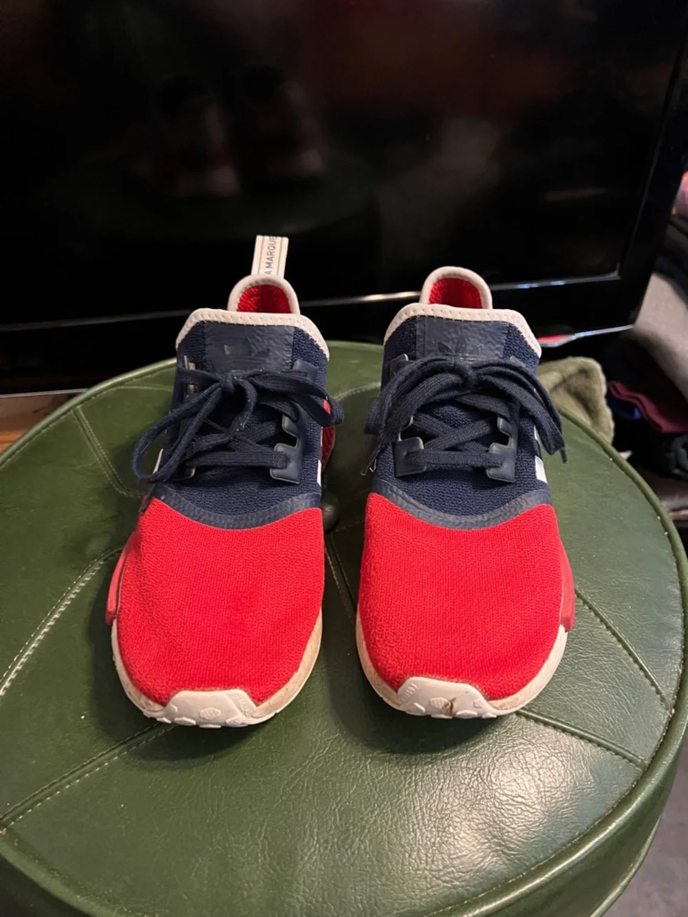 ADIDAS NMD R1 USA EDITION SNEAKERS SIZE 10 - Picture 2 of 8